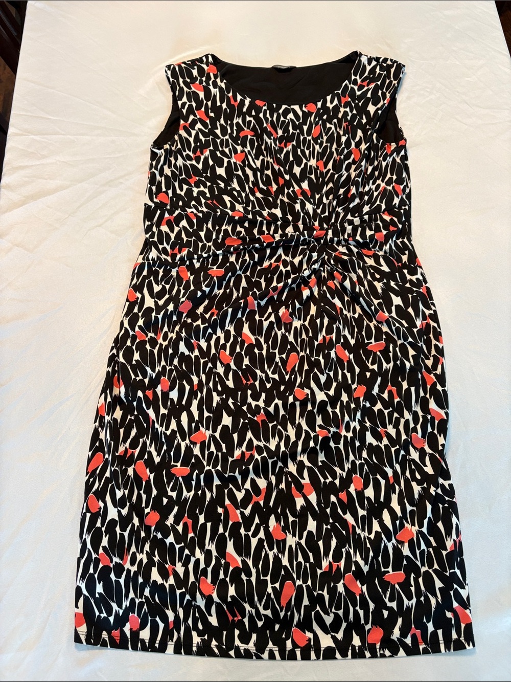 Denver Hayes Black & White Midi Dress